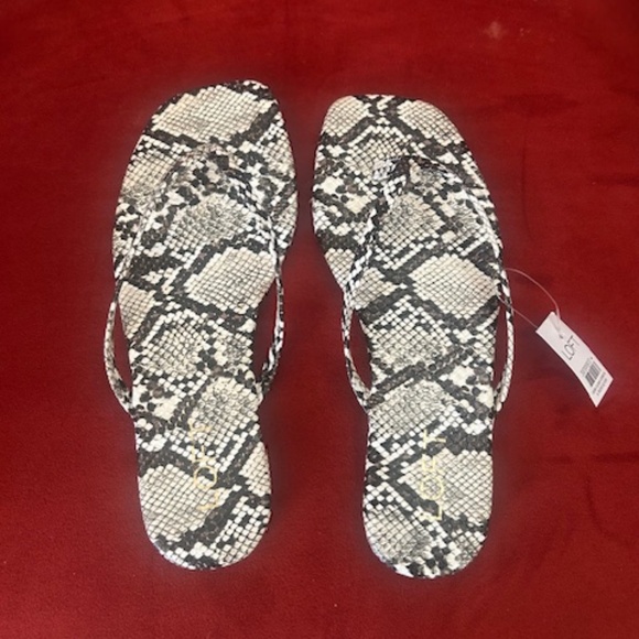 LOFT Women’s Square Toe Flip Flops - Picture 2 of 4